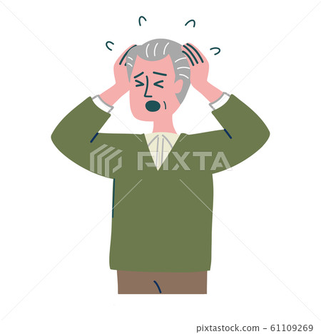 老人爺爺恐慌 61109269