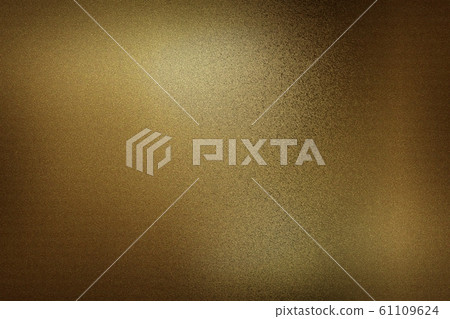Dark brown foil metallic wall in dark room, 61109624