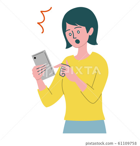 智能手機/手機/驚訝/女人 61109758