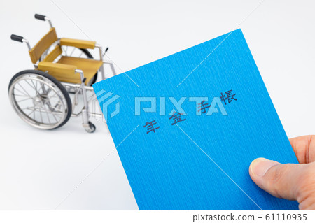 Pension book and wheelchair Pension book and wheelchair 61110935