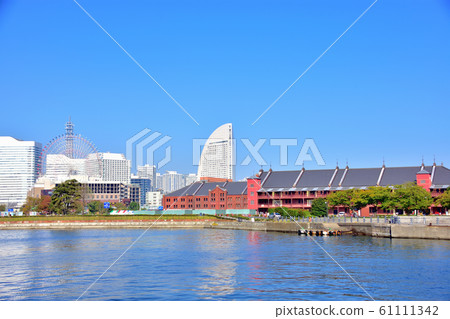 Reiwa 1st year Yokohama Minato Mirai scenery Red brick warehouse Reiwa 1st year Yokohama Minato Mirai scenery Red brick warehouse 61111342