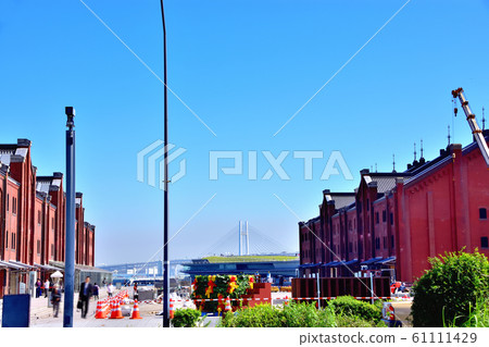 Reiwa 1st year Yokohama Minato Mirai scenery Red brick warehouse Reiwa 1st year Yokohama Minato Mirai scenery Red brick warehouse 61111429
