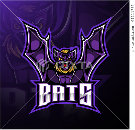 Bat mascot sport logo design Bat mascot sport logo design 61111785