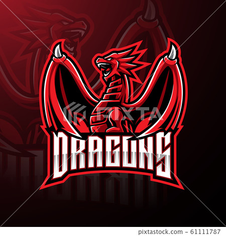 Dragon esport mascot logo design Dragon esport mascot logo design 61111787