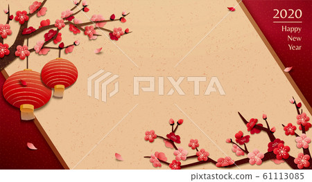 Elegant spring festival design 61113085