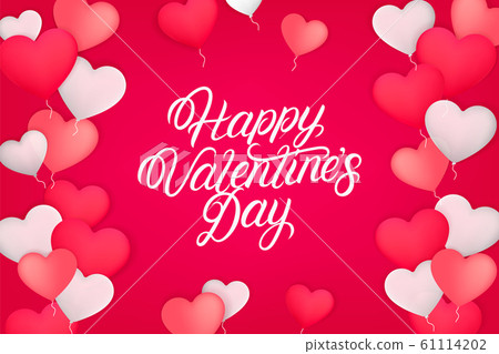 Happy valentines day background. 61114202