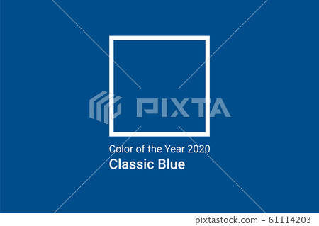 Classic Blue. Color of the 2020 year. 61114203