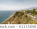Sicily island and bay of Taormina in Italy 61115606