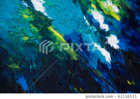 background of oil paint strokes 61116513