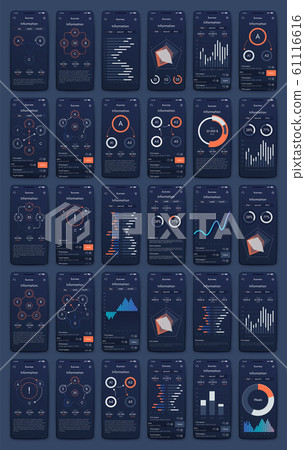 Modern infographic vector elements for business Modern infographic vector elements for business 61116616