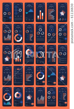 Modern infographic vector elements for business Modern infographic vector elements for business 61116630
