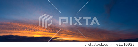 Fantastic clouds at sunrise 61116925