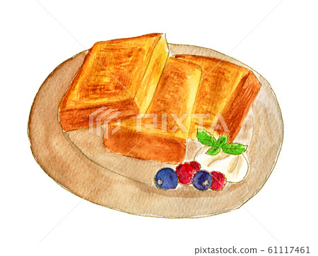 法式吐司（水彩） 61117461