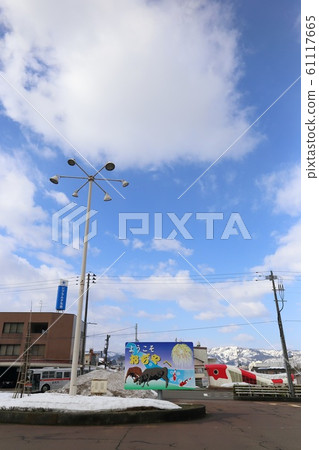 Niigata Ojiya Ojiya station square rotary 61117665