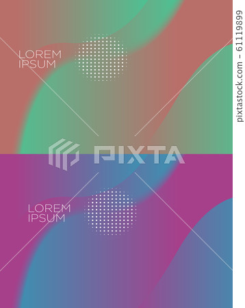 Smooth abstract colorful backgrounds set - eps10 Smooth abstract colorful backgrounds set - eps10 61119899