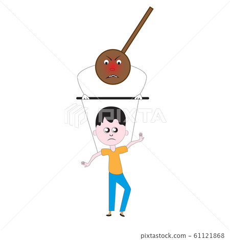 Abstract evil of a destructive pendulum. Abstract evil of a destructive pendulum. 61121868