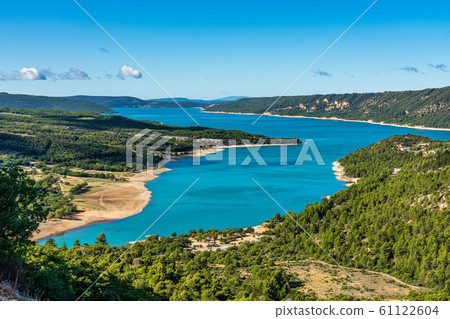Lake Sainte-Croix, Verdon Gorge, Provence in 61122604