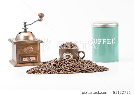 Coffee beans and grinder Coffee beans and grinder 61122755