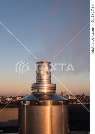 Chimney on the roof Chimney on the roof 61122759