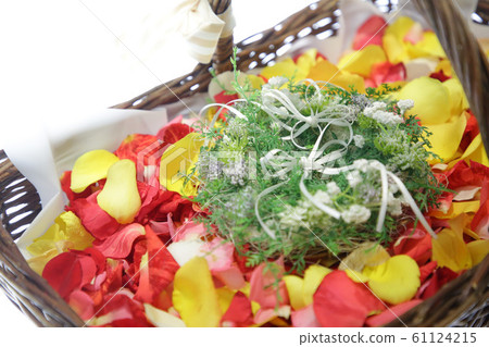 結婚戒指花戒指枕 結婚戒指花戒指枕 61124215