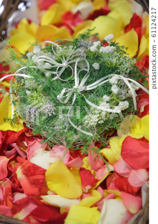 結婚戒指花戒指枕 結婚戒指花戒指枕 61124217