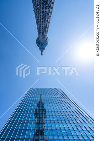 building, highrise, sky 61124321
