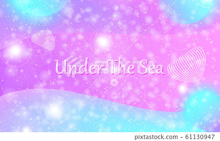 Princess background. Mermaid rainbow. Vector Princess background. Mermaid rainbow. Vector 61130947
