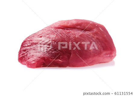 Fresh raw pork meat isolated on white 61131554
