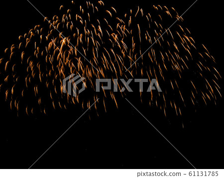 Colorful firework in night sky Colorful firework in night sky 61131785