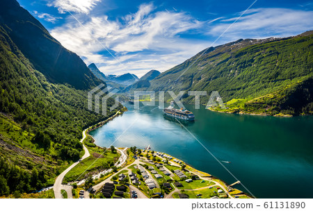 Geiranger fjord, Beautiful Nature Norway. 61131890