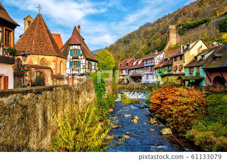 Kaysersberg in Alsace, one of the most beautiful 61133079