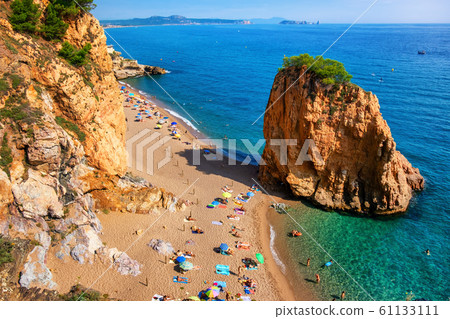 Illa Roja sand beach, Costa Dorada, Spain Illa Roja sand beach, Costa Dorada, Spain 61133111
