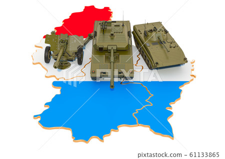 Combat vehicles on Luxembourgish map 61133865