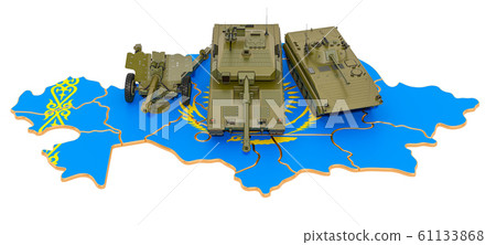Combat vehicles on Kazakh map 61133868