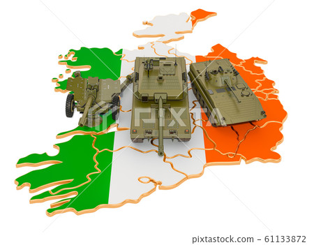Combat vehicles on Irish map 61133872