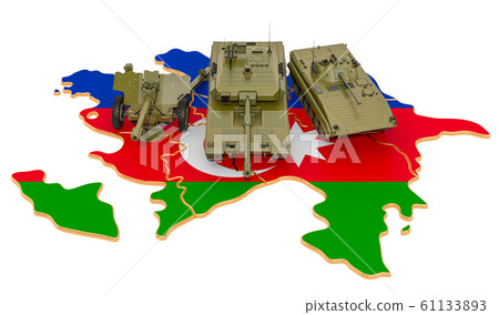 Combat vehicles on Azerbaijani map Combat vehicles on Azerbaijani map 61133893