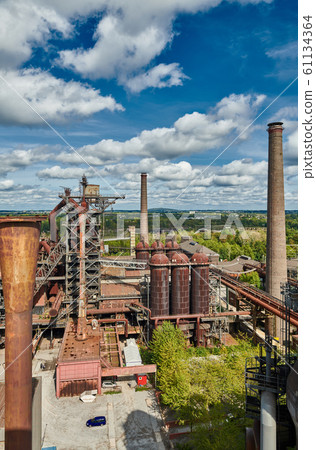 Industrial factory in Duisburg, Germany. Industrial factory in Duisburg, Germany. 61134364