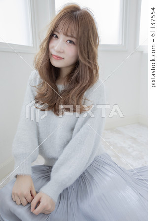 Yurufuwa長發日本髮型髮型美女模特 Yurufuwa長發日本髮型髮型美女模特 61137554