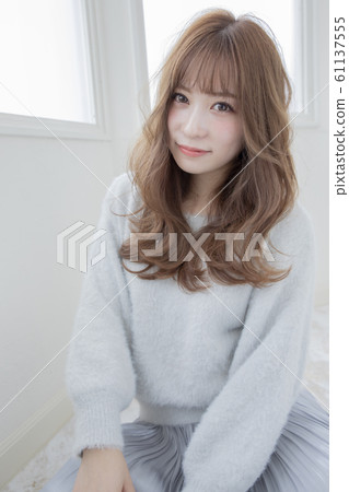 Yurufuwa長發日本髮型髮型美女模特 Yurufuwa長發日本髮型髮型美女模特 61137555