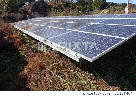 Dirty solar panel 61138464
