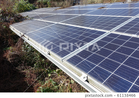Dirty solar panel 61138466