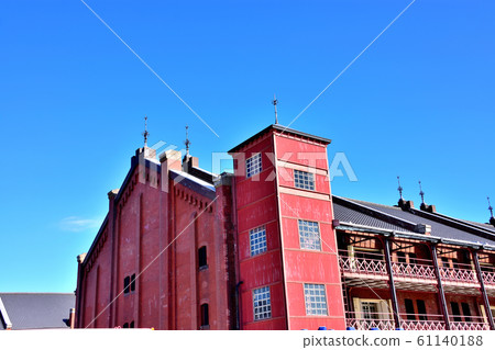 Reiwa 1st year Yokohama Minato Mirai scenery Red brick warehouse Reiwa 1st year Yokohama Minato Mirai scenery Red brick warehouse 61140188