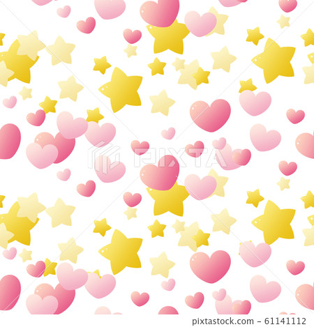 pink stars and hearts