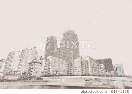 Tokyo cityscape Tokyo cityscape 61141168