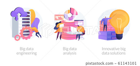 Big data vector concept metaphors. 61143101