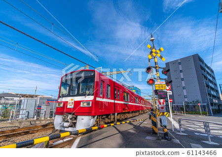 日本的川崎城市景觀,可俯瞰川崎代市車站附近的川崎代市的第一個過境點 日本的川崎城市景觀,可俯瞰川崎代市車站附近的川崎代市的第一個過境點 61143466