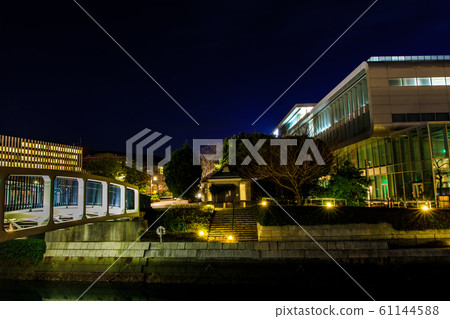 Night view of waterside forest park (Hagoro Moshi) [Nagasaki City] 61144588