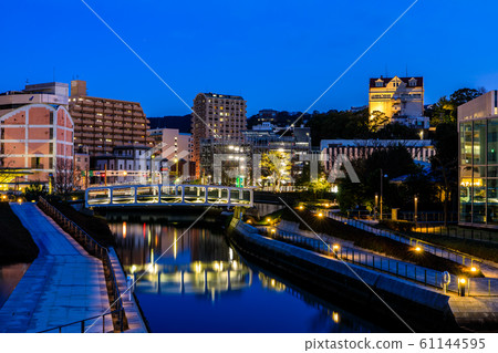 Night view of waterside forest park (Hagoro Moshi) [Nagasaki City] 61144595