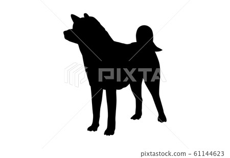 Animal silhouette pet dog 2 61144623