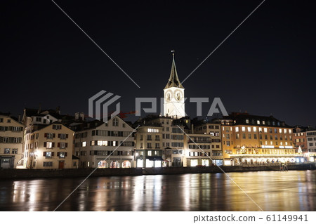蘇黎世的夜景 61149941
